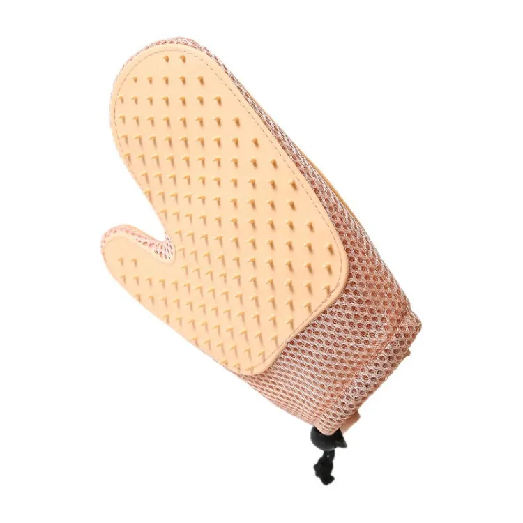 Silicone Pet Grooming Gloves – Massage & Deshedding Mitt for Dogs and Cats, Bathing Brush & Hair Remover for All Coat Types